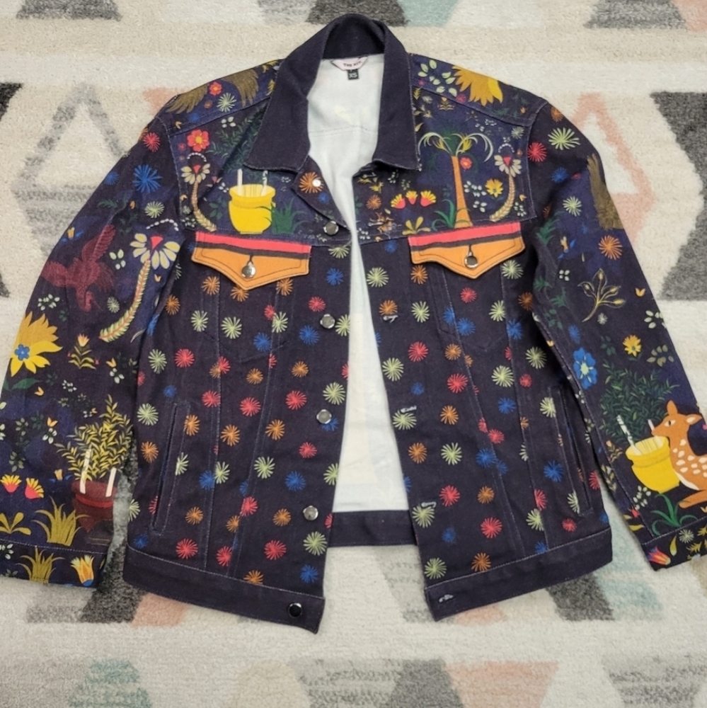 THE KIT TheKit Daniel Vosovic Olivia Paloma Jean Jaket Size XS